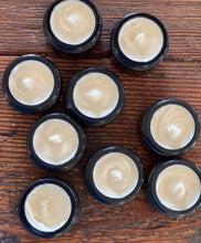 Load image into Gallery viewer, overview of open jars hoing the smooth handcrafted consistency of the magical peal cream from traverse city poppyandsomeday