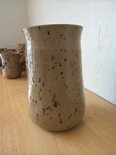 Load image into Gallery viewer, Beige Vase with Hanging Herb Accents