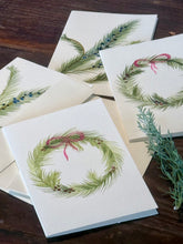 Load image into Gallery viewer, Christmas Watercolor Notecards (4)