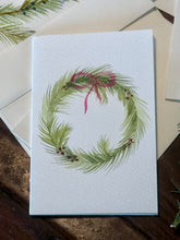 Load image into Gallery viewer, Christmas Watercolor Notecards (4)