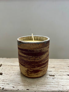 Beeswax Silver Raven Candle