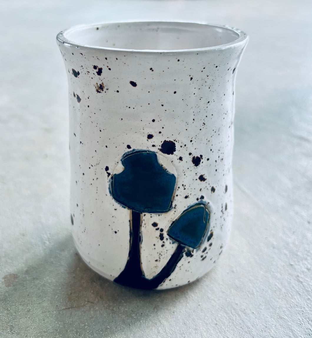 Blue Mushroom Mug