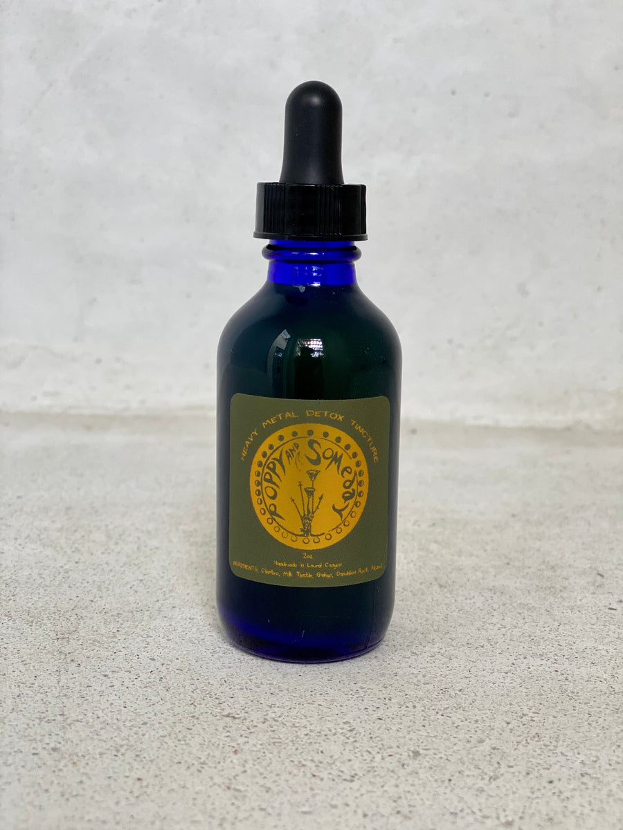 Heavy Metal Detox Tincture Poppy & Someday